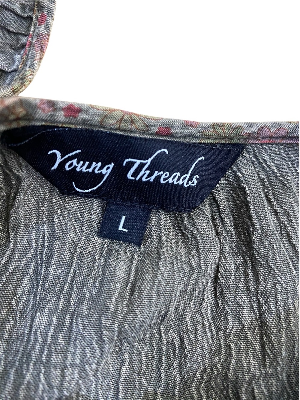 Young Threads Boho Patchwork Style Top - Picture 6 of 6